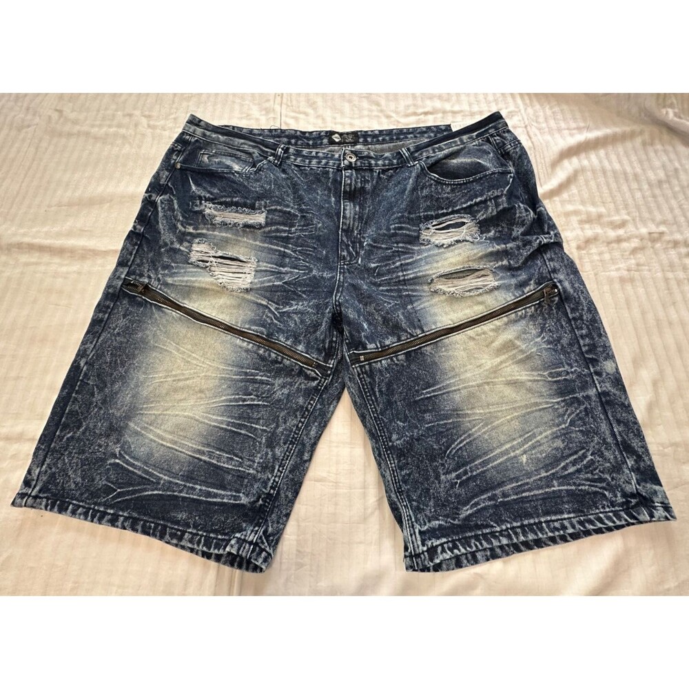 NWT ROAD NARROWS MENS JEANS DISTRESSED SHORTS SIZE 50